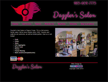 Tablet Screenshot of dazzlerssalon.com